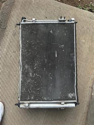 Kia Rio radiator set with fan