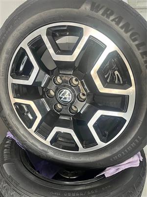 Volkswagen Amarock 20” Mag Rims (WITH USED TYRES)