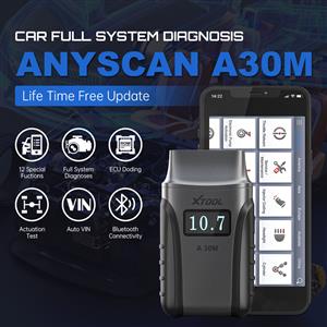 XTOOL A30M OBD2 Diagnostic Scanner Tool Automotive With 21 Kinds of Special Func