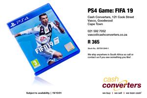 fifa 19 ps4 cash converters