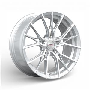 17″ A-Line Menace 5/100 Arctic Silver Machine Face Alloy Wheels