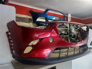 2018 MAROON MAZDA CX-3 FRONT BUMPER