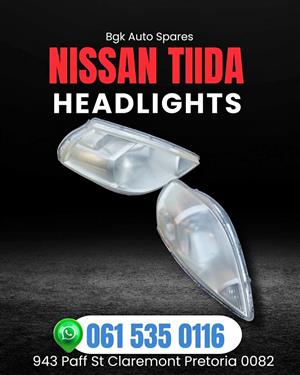 Nissan tiida headlights Call or WhatsApp me
