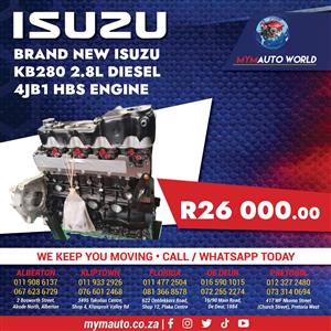 Brand new isuzu 4jb1 head block n sump for sale at MYM ALBERTON Essop 0681898795