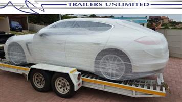 TRAILERS UNLIMITED 5600 X 2100 FLATBED CAR TRAILER.