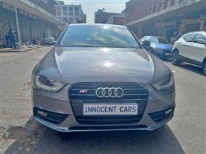 2015 AUDI A4 2.0 TFSI PETROL ENGINE, AUTOMATIC, GREY COLOR, MILEAGE 74000KM