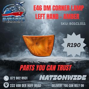  BMW E46 Left-Hand Corner Lamp (Amber) – Brand New 