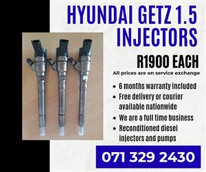HYUNDAI GETZ 1.5 INJECTORS FOR SALE WITH WARRANTY 