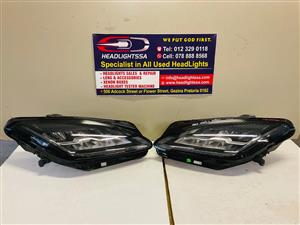 Jaguar E-pace left and right side LED Technology xenon headlights 