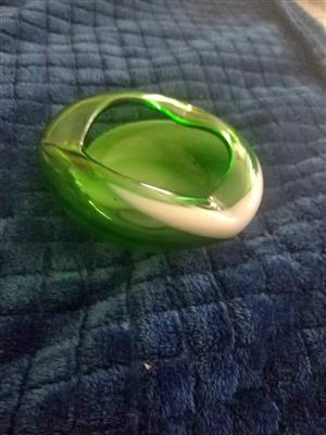 Art glass ashtray