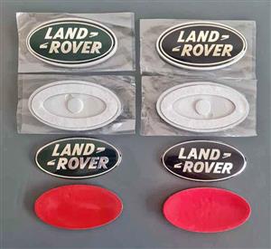 Land Rover oval front and back badges