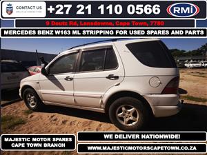 Mercedes Benz W163 STRIPPING FOR USED SPARES AND USED PARTS 