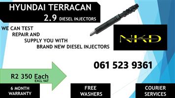 DIESEL INJECTORS FOR HYUNDAI 2.9 WITH REPORTS FOR SALE 