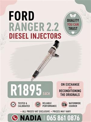 FORD RANGER 2,2 DIESEL INJECTORS FOR SALE