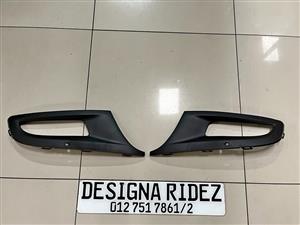 VOLKSWAGEN POLO 6 FOG LAMP GRILLE COVERS WITH HOLES AVAILABLE.