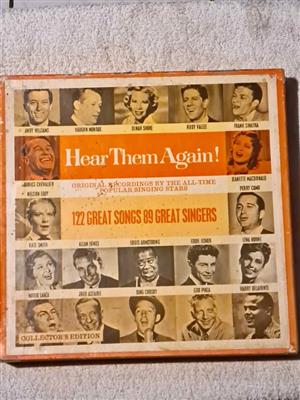 Vintage vinyl compilation- Hear them again, 122 great songs, 89 great singers