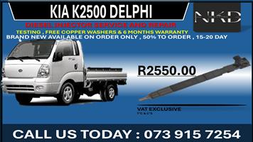 Kia K2500 Delphi Diesel Injectors 