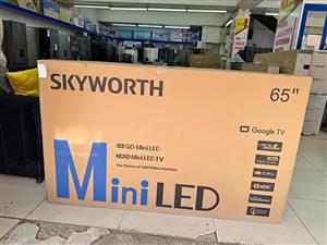  Skyworth 65” Mini LED Smart Google TV – World Cup Special 