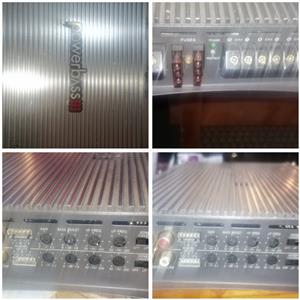 Powerbass 8000w 4ch car amp