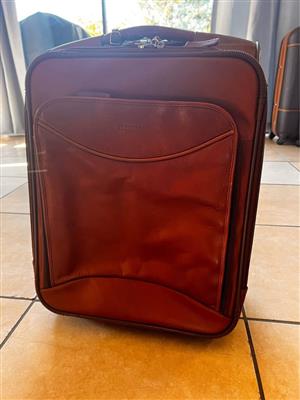 Cellini Oxford Leather Carry-On Trolley Bag – Business Travel Case • Unused