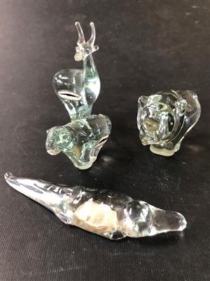 Collection of 4 Ornamental Ngwenya Glass ornaments -price per piece
