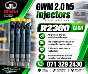 GWM 2.0 INJECTORS FOR SALE WITH WARRANTY 
