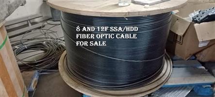 8 Core and 12 core fiber optic cable for sale. SSA/HDD 652D on rolls. We will beat any price.