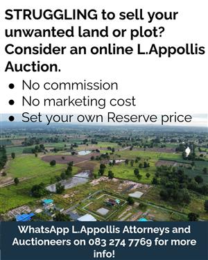Free Auction service for unwanted plots and land