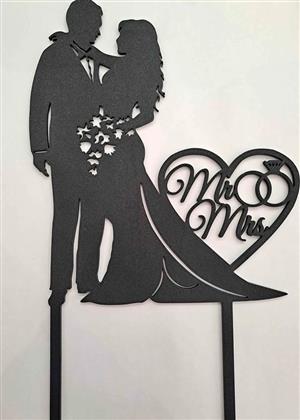 Customizable cake toppers