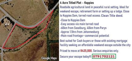 Land for sale