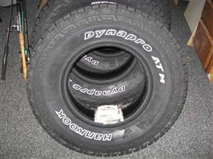 265/65R17 HANKOOK DYNAPRO A/T TYRES FOR SALE