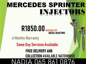 MERCEDES BENZ SPRINTER DIESEL INJECTORS FOR SALE WITH WARRANTY