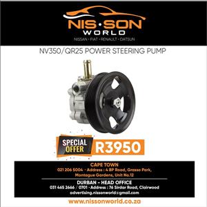Nissan NV350 power steering pump