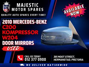 2010 Mercedes-Benz C200 Kompressor W204 Door Mirrors for Sale – Used
