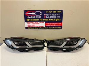 Jaguar XF F-pace left and right side LED Technology headlights (smoke) 