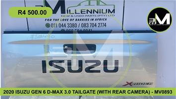 2020 ISUZU GEN 6 D-MAX 3.0 TAILGATE (WITH REAR CAMERA) - MV0893