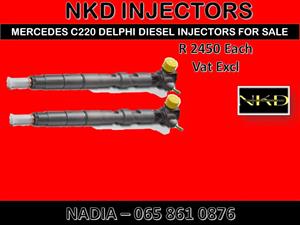 MERCEDES C220 DIESEL INJECTORS FOR SALE ON EXCHANGE OR RECONDITIONING