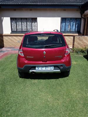 2012 Renault Sandero Stepway 1.6  Red comes with A/Con. P/Steering, C/Locking,  