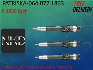 NISSAN NAVARA YD25 DIESEL INJECTORS FOR SALE