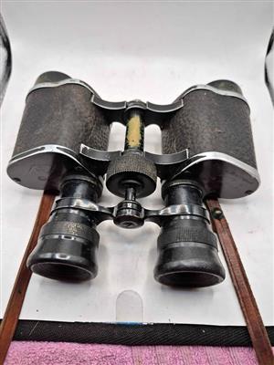 Vintage WW1 Karnel Prism Binoculars, 8x-32, Made in France.
