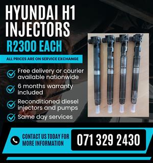 HYUNDAI H1 INJECTORS FOR SALE WITH WARRANTY INCLUDED 