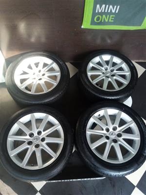 LEXUS RIMS/WHEELS 225/50/R17 5X114PCD 