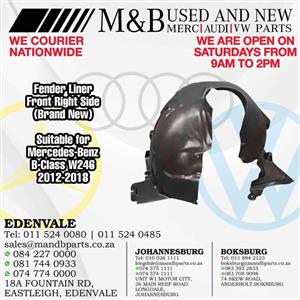 Fender Liner Front Right Side (Brand New) Suitable for Mercedes-Benz B-Class W
