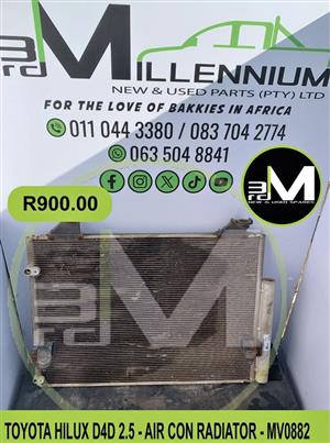 AIR CON RADIATOR- TOYOTA HILUX D4D