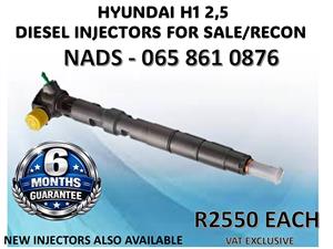HYUNDAI HI 2,5 DIESEL INJECTORS FOR SALE / RECON WITH WARRANTY DESPATCH
