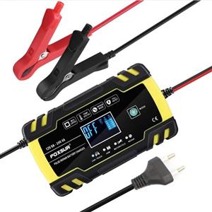 12V/24V Automatic Fast Battery Charger – 3-Stage Charging