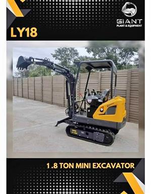 LY18 - 1.8 Ton Excavators