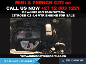 Citroen C2 used engine head block sump for sale