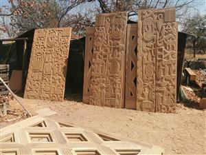 Zanzibar Style handcavred Doors and Chests 