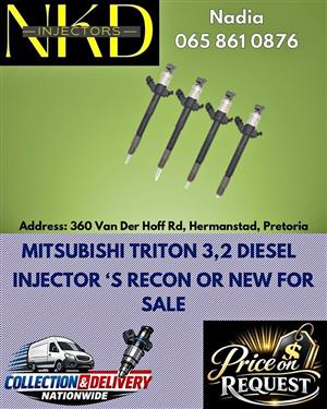 MITSUBISHI TRITON 3,2 DIESEL INJECTORS FOR SALE - 6 MONTHS WARRANTY